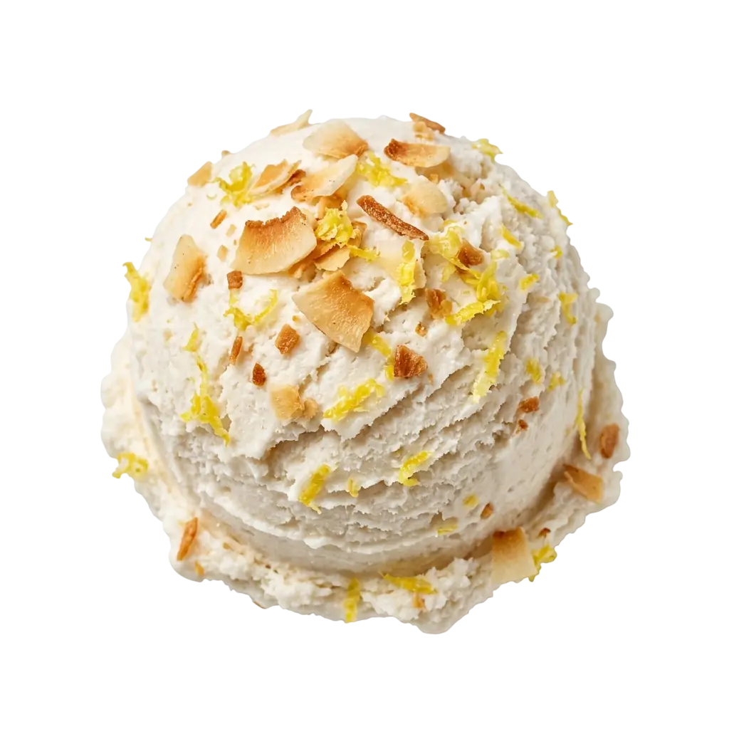 Bola de helado de Coco Limón