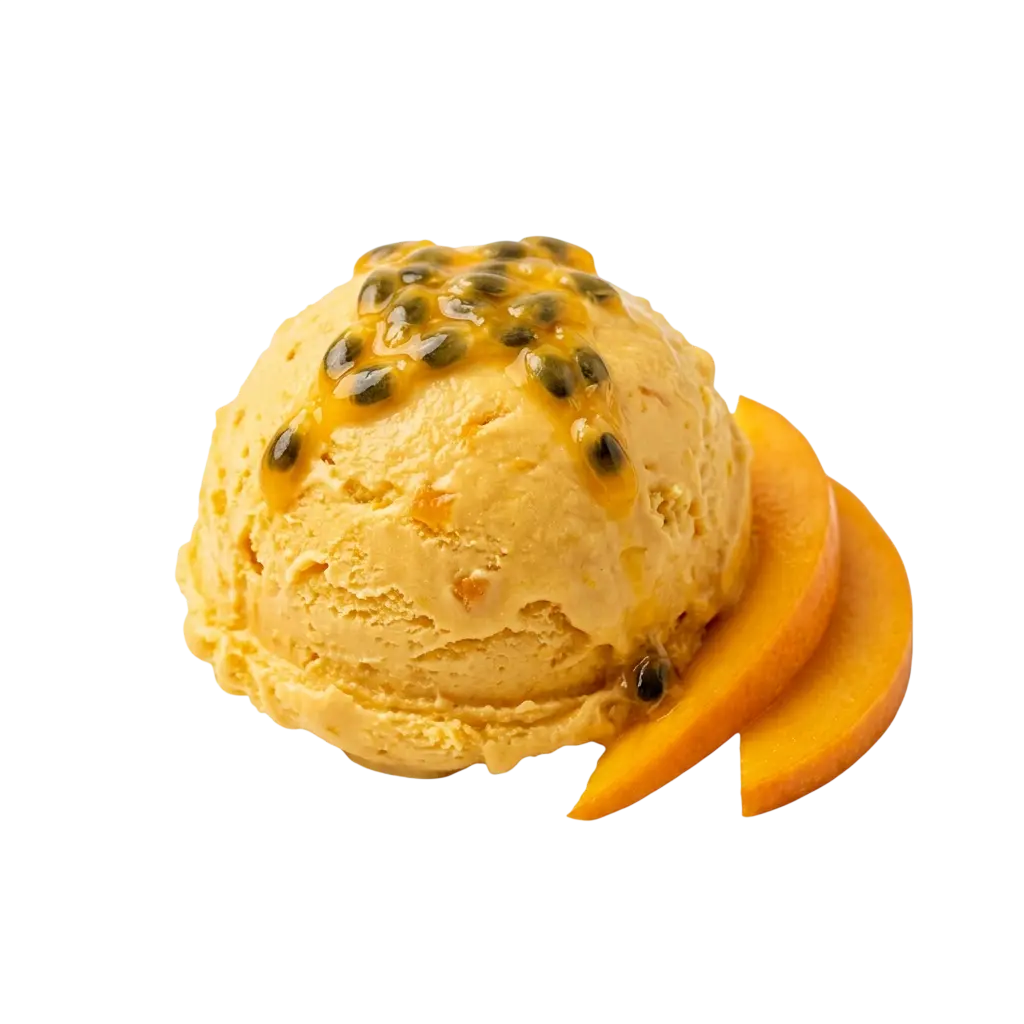 Bola de helado de Mango Passion